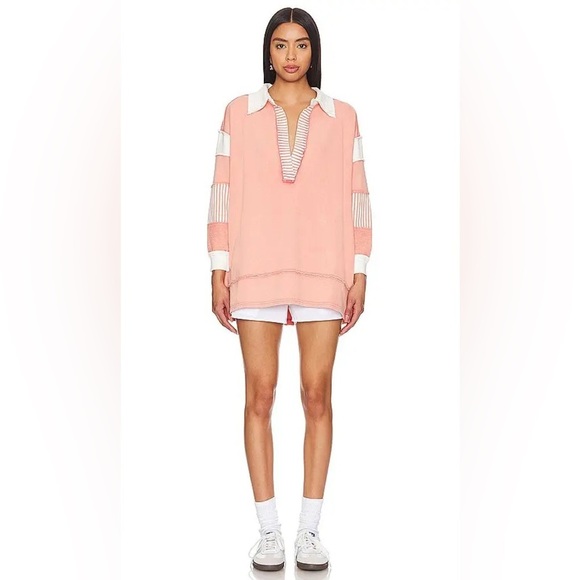 Free People Tops - Free People Clean Prep Polo NWOT